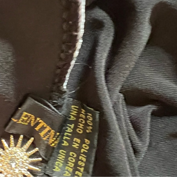 Flowy Black Midi Skirt by Valentina - Picture 7 of 8